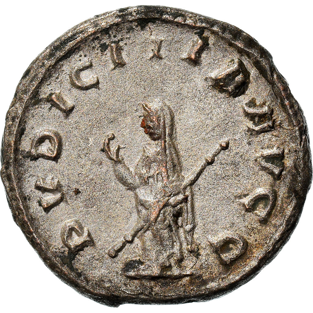 Coin, Salonina, Antoninianus, 255-257, Rome, AU(50-53), Billon, RIC:65 var.