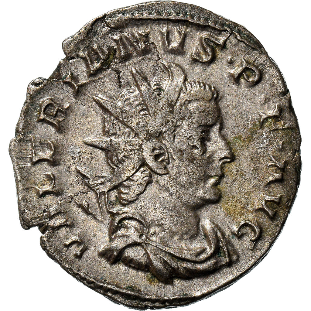 Moneta, Valerian I, Antoninianus, 257-258, Trier, BB+, Biglione, RIC:12