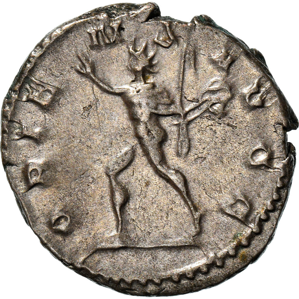 Moneta, Valerian I, Antoninianus, 257-258, Trier, BB+, Biglione, RIC:12