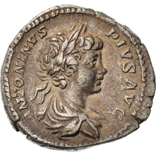 Coin, Caracalla, Denarius, AD 201, Roma, AU(50-53), Silver, RIC:39a