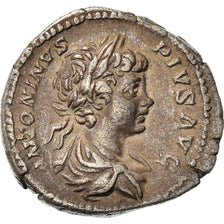 Monnaie, Caracalla, Denier, AD 201, Roma, TTB+, Argent, RIC:39a