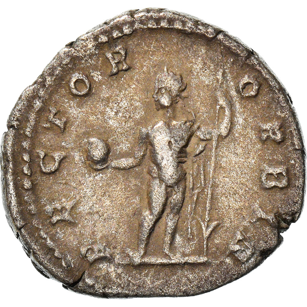 Coin, Caracalla, Denarius, AD 201, Roma, AU(50-53), Silver, RIC:39a