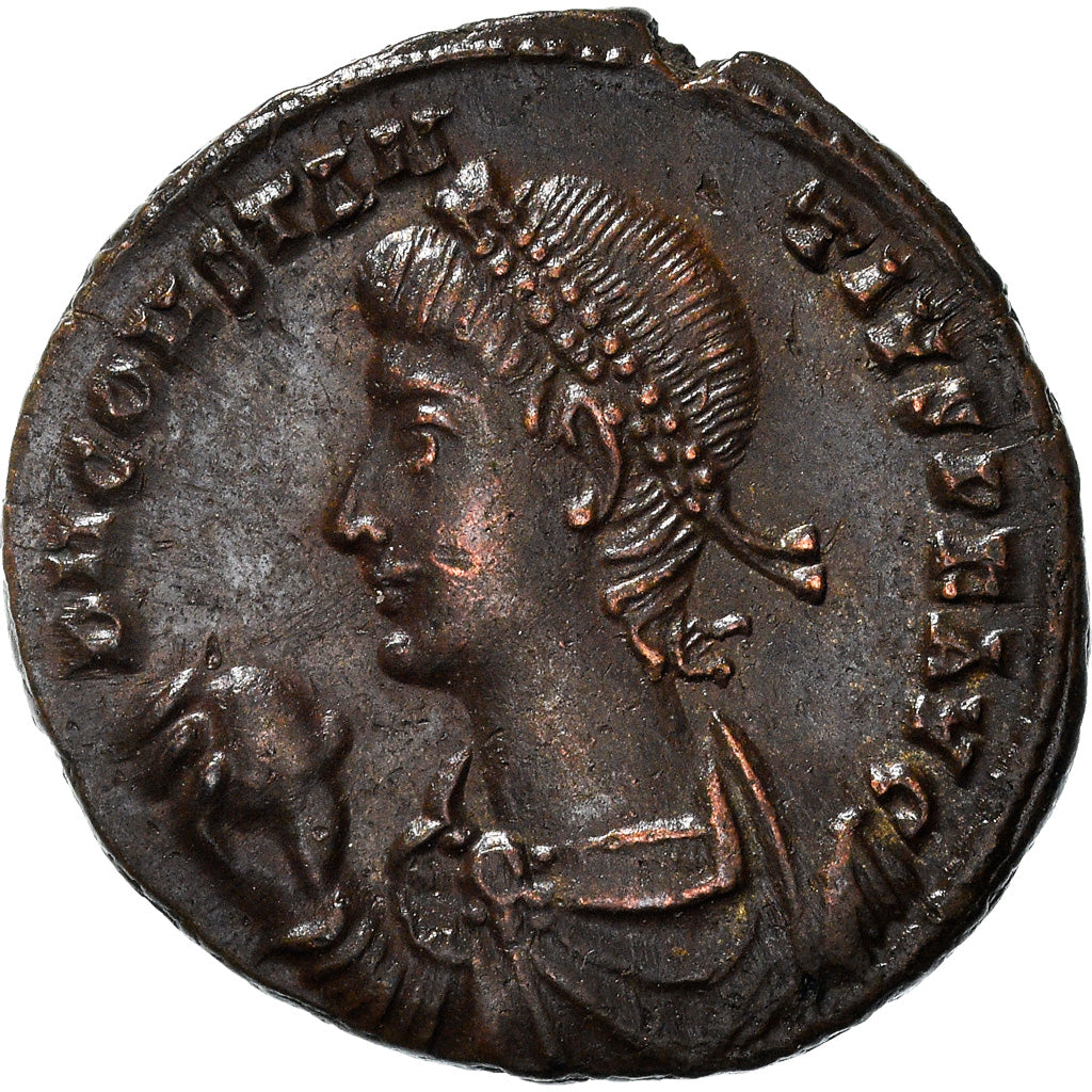 Monnaie, Constance II, Maiorina, 348-350, Alexandrie, SUP+, Cuivre, RIC:54