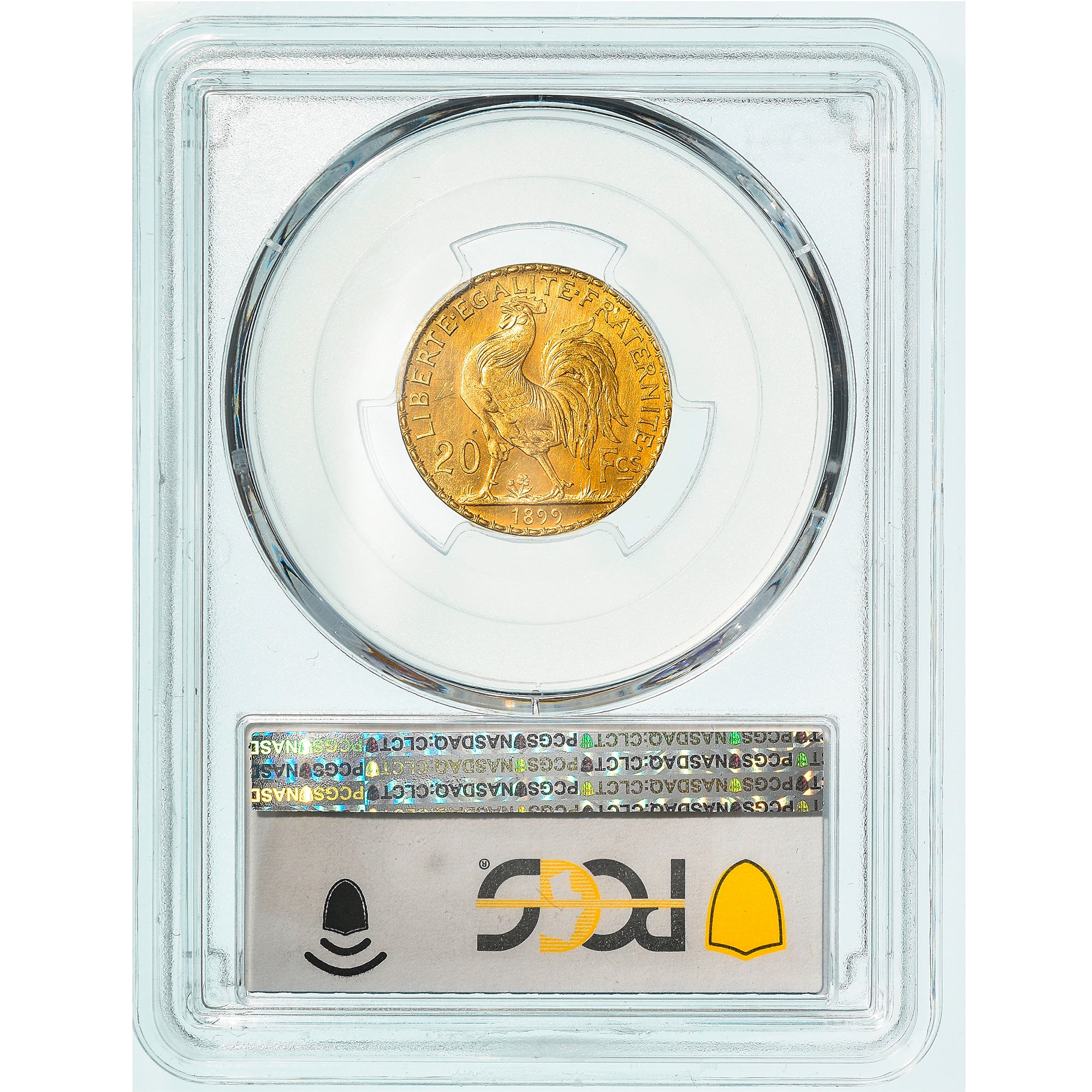 Monnaie, France, Marianne, 20 Francs, 1899, Paris, Essai-Piéfort, PCGS, SP64