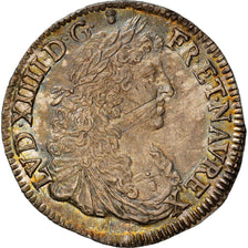 Munten, Frankrijk, Louis XIV, 1/2 Écu juvénile, 3e poinçon, 1/2 Ecu, 1673