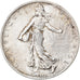 Coin, France, Semeuse, 2 Francs, 1919, Paris, AU(50-53), Silver, KM:845.1