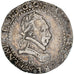 Moneda, Francia, Henri III, Demi Franc, 1587, Rouen, MBC, Plata, Sombart:4716