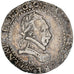 Moeda, França, Henri III, Demi Franc, 1587, Rouen, EF(40-45), Prata