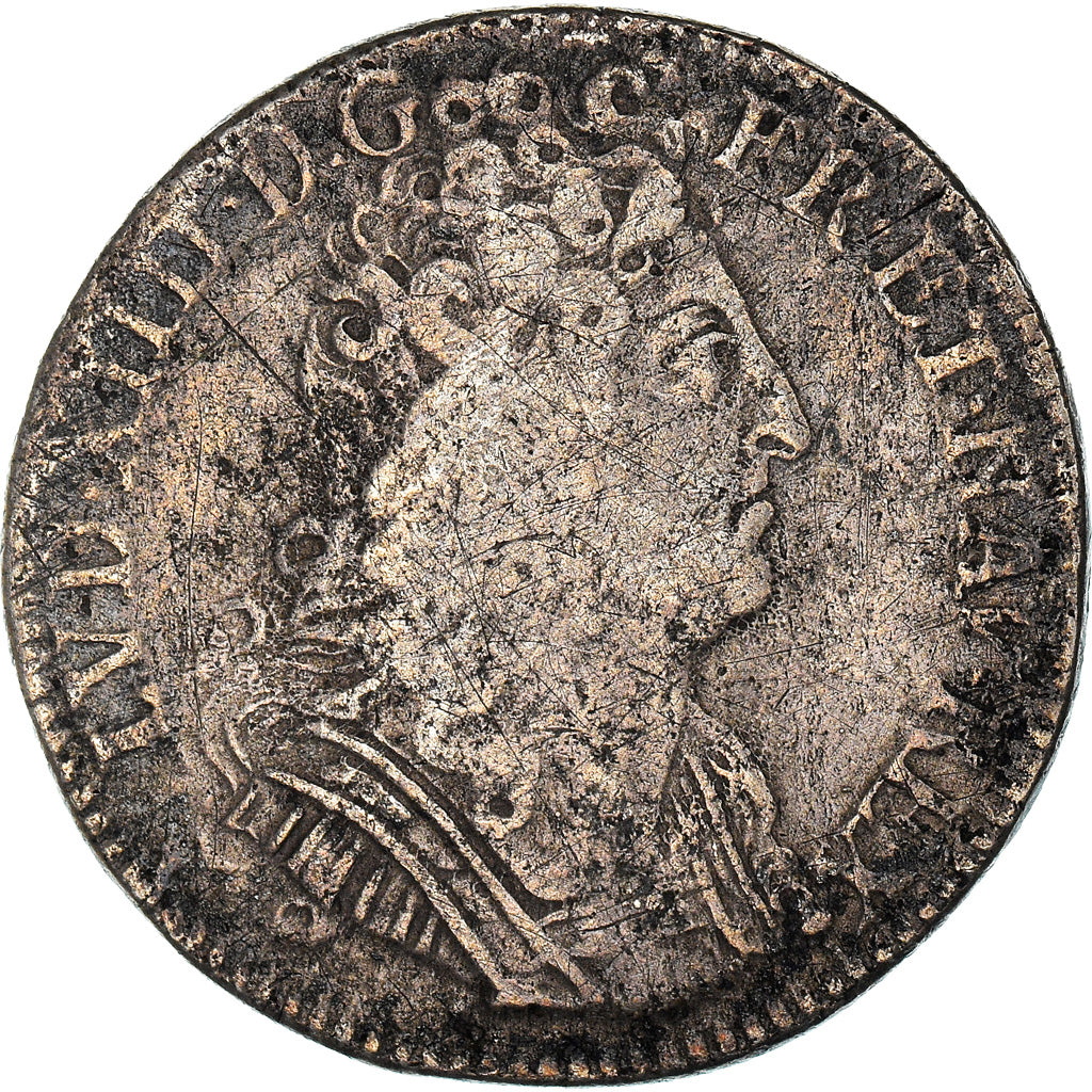 Coin, France, Louis XIV, 1/4 Écu aux 3 couronnes, 1/4 Ecu, 1711, Reims