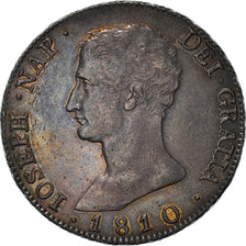 Munten, Spanje, Joseph Napolean, 20 Réales, 1810, Madrid, ZF+, Zilver, KM:551.2