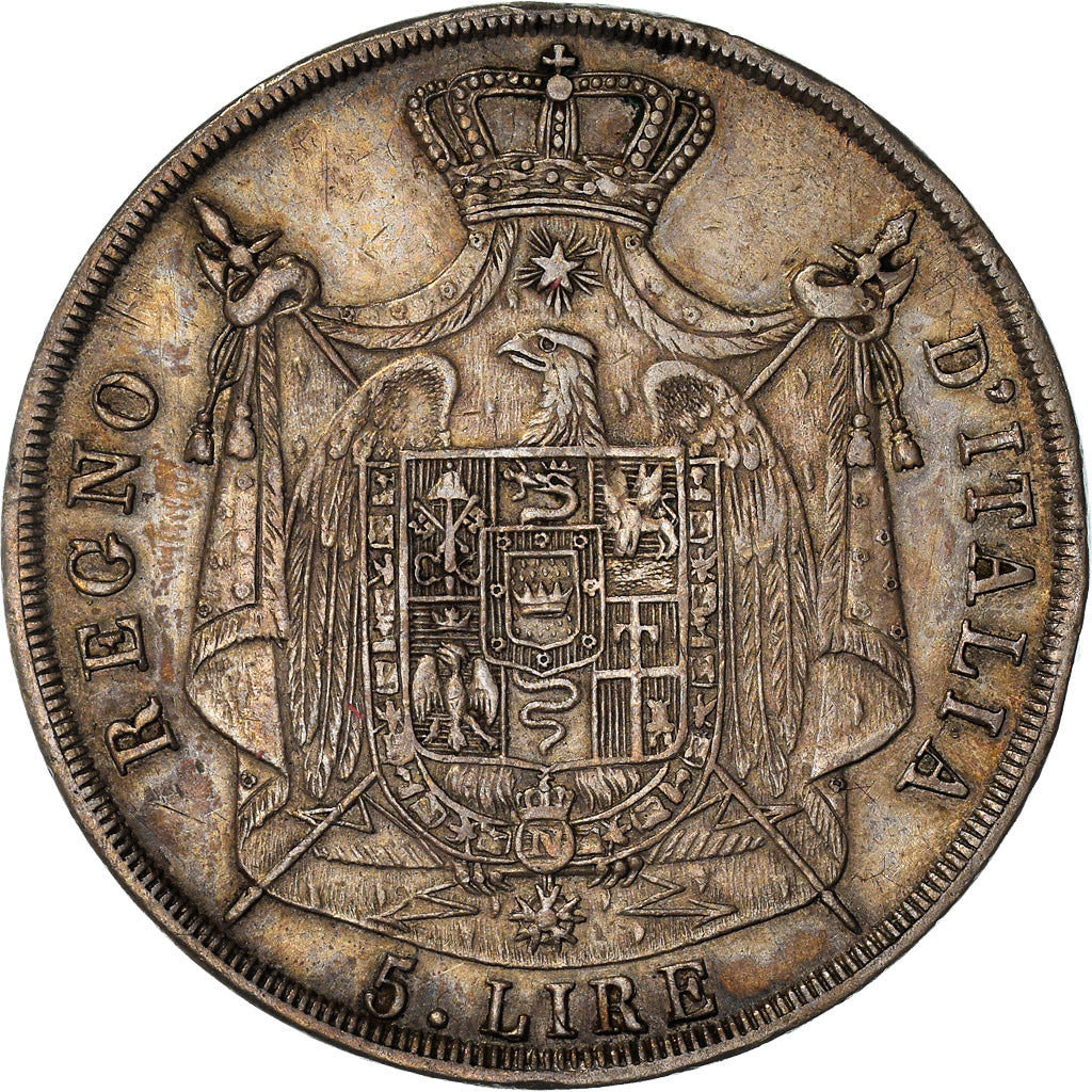 Coin, ITALIAN STATES, KINGDOM OF NAPOLEON, Napoleon I, 5 Lire, 1811, Milan