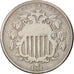 Coin, United States, Shield Nickel, 5 Cents, 1868, U.S. Mint, Philadelphia