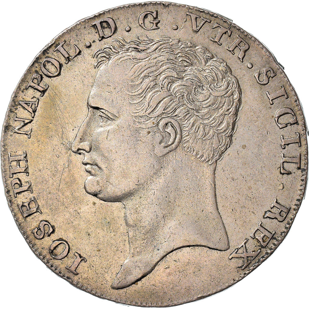 Coin, ITALIAN STATES, NAPLES, Joseph Napoleon, 120 Grana, 1808, Naples