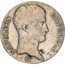 Moeda, França, Napoléon I, 5 Francs, AN 13, Toulouse, F(12-15), Prata