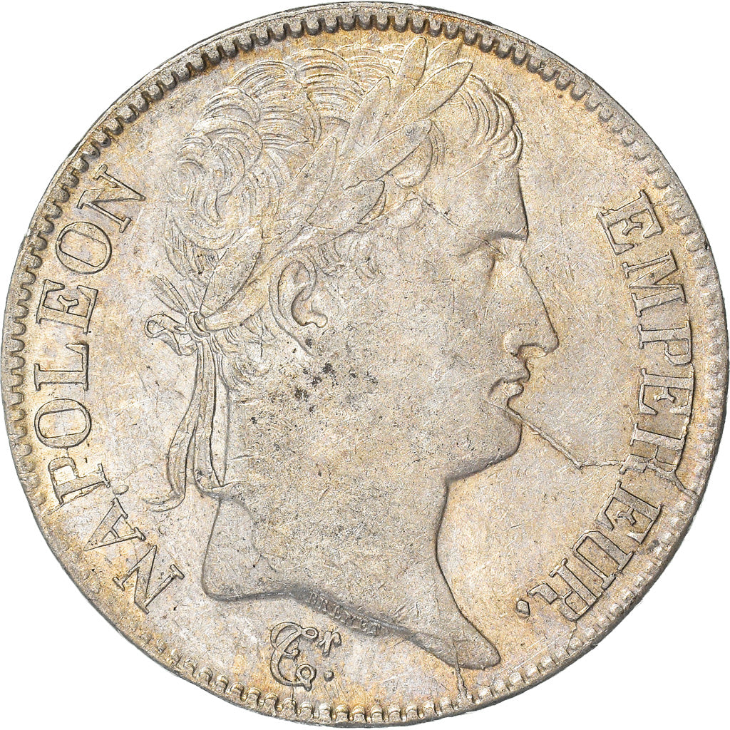 Coin, France, Napoléon I, 5 Francs, 1813, Perpignan, EF(40-45), Silver