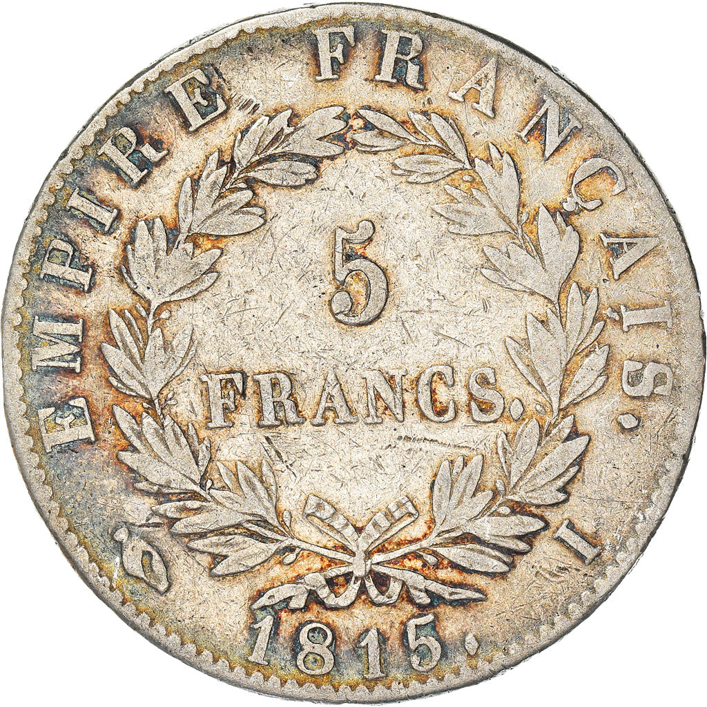 Coin, France, Napoléon I, 5 Francs, 1815, Limoges, VF(30-35), Silver, KM:704.4