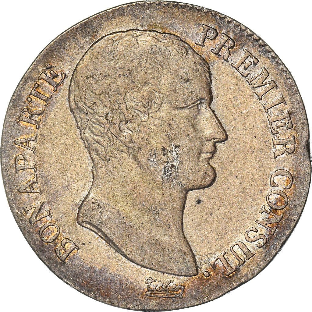 Coin, France, Napoléon I, 5 Francs, An 12, Perpignan, VF(20-25), Silver