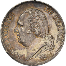 Coin, France, Louis XVIII, Louis XVIII, 5 Francs, 1822, Lille, EF(40-45)