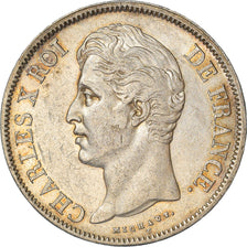 Moneta, Francja, Charles X, 5 Francs, 1829, Marseille, EF(40-45), Srebro