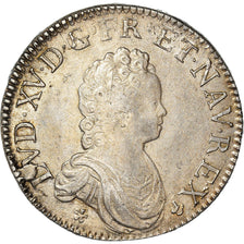 Coin, France, Louis XV, Écu Vertugadin, Ecu, 1716, Paris, EF(40-45), Silver