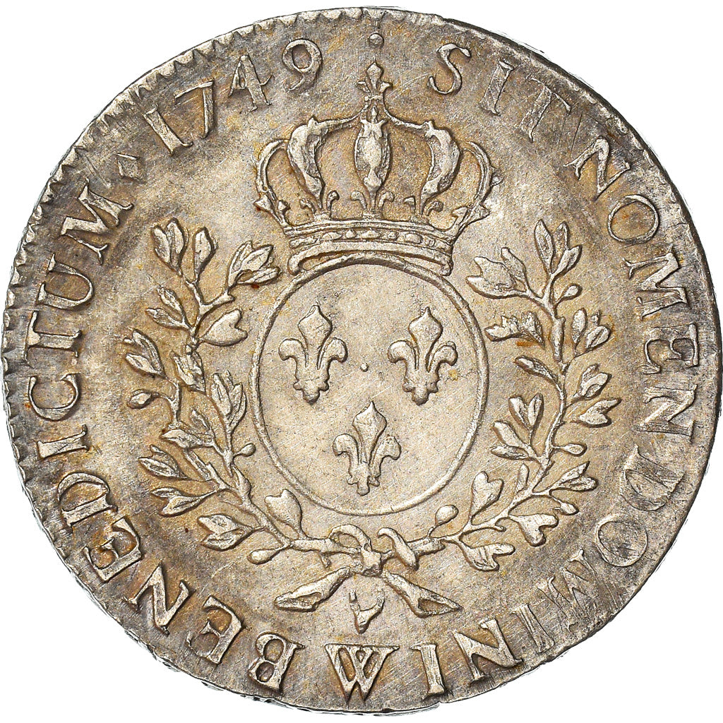 Moneta, Francia, Louis XV, 1/2 Écu au bandeau, 1/2 ECU, 44 Sols, 1749, Lille