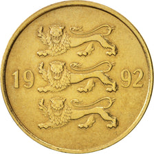 Estonia, 20 Senti, 1992, MS(60-62), Aluminum-Bronze, KM:23