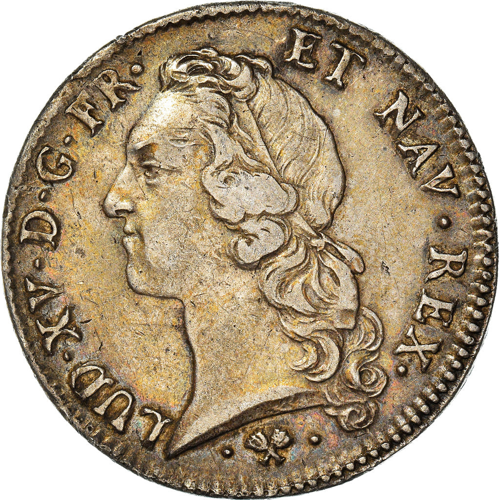 Monnaie, France, Louis XV, Écu au bandeau, 1761, Bayonne, TTB+, Argent