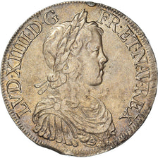 Moneta, Francja, Louis XIV, Écu à la mèche longue, Ecu, 1648, Poitiers