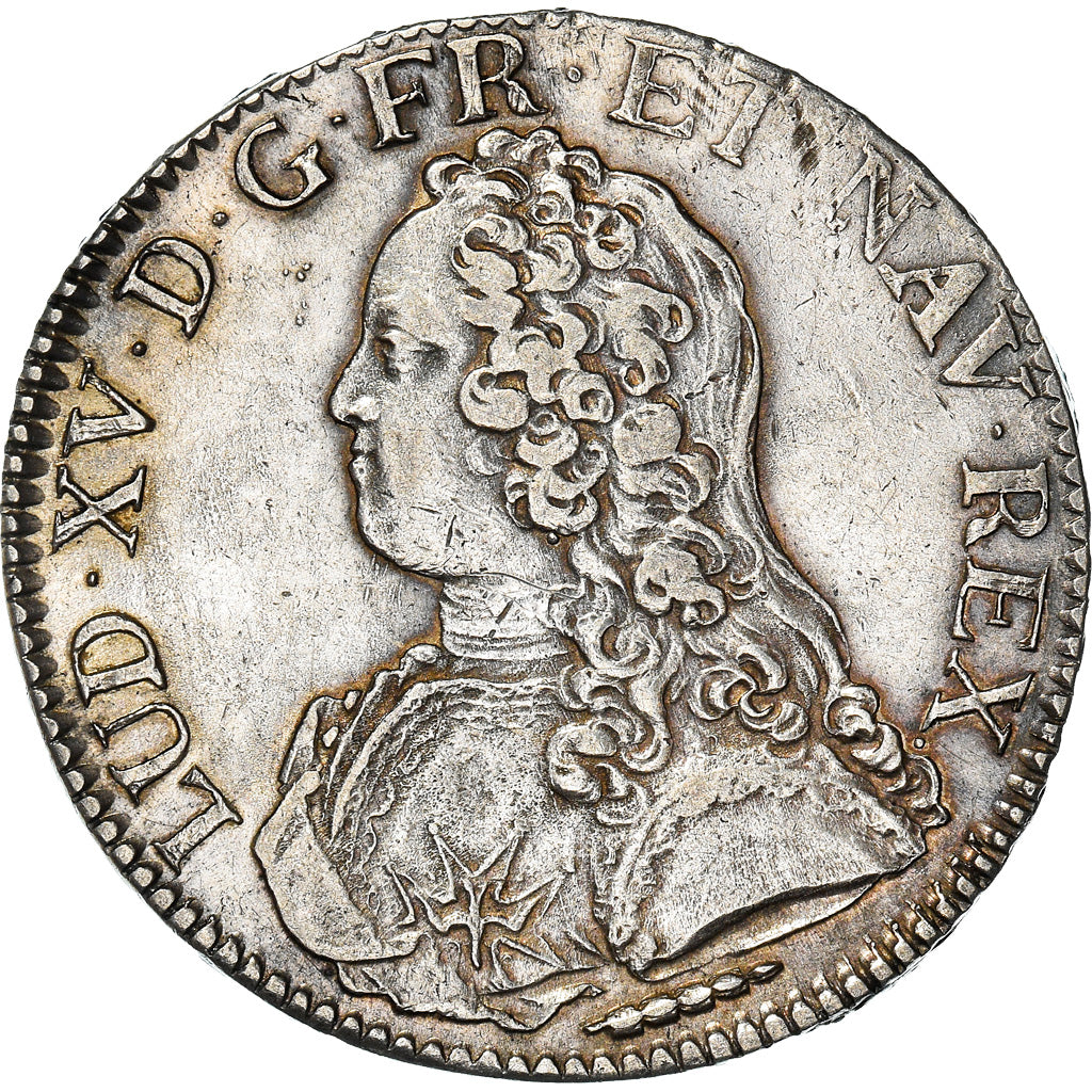 Coin, France, Louis XV, Écu aux branches d'olivier, Ecu, 1726, Amiens