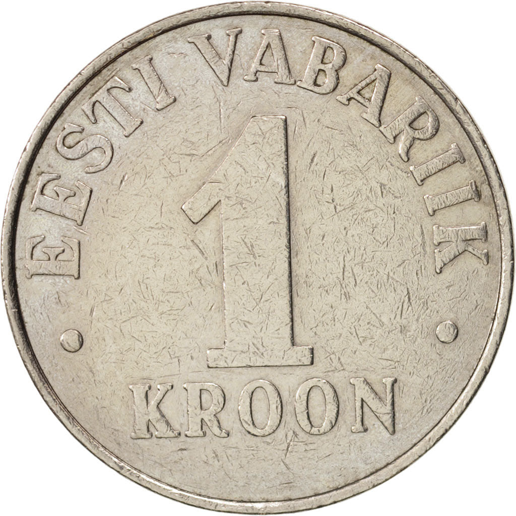 Estonia, Kroon, 1993, EF(40-45), Copper-nickel, KM:28