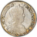 Moneda, Francia, Louis XIV, 1/2 Écu à la mèche longue, 1652, Rouen, BC+