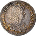 Moneda, Francia, Louis XIV, 1/12 Écu à la mèche longue, 1/12 ECU, 10 Sols