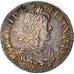 Coin, France, Louis XIV, 1/12 Écu à la mèche longue, 1/12 ECU, 10 Sols, 1660