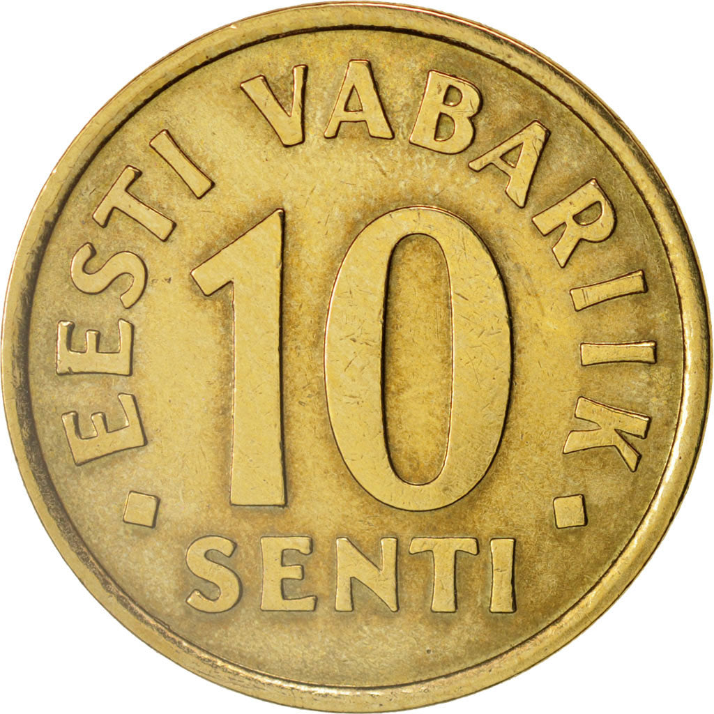 Monnaie, Estonia, 10 Senti, 1997, no mint, SUP, Aluminum-Bronze, KM:22