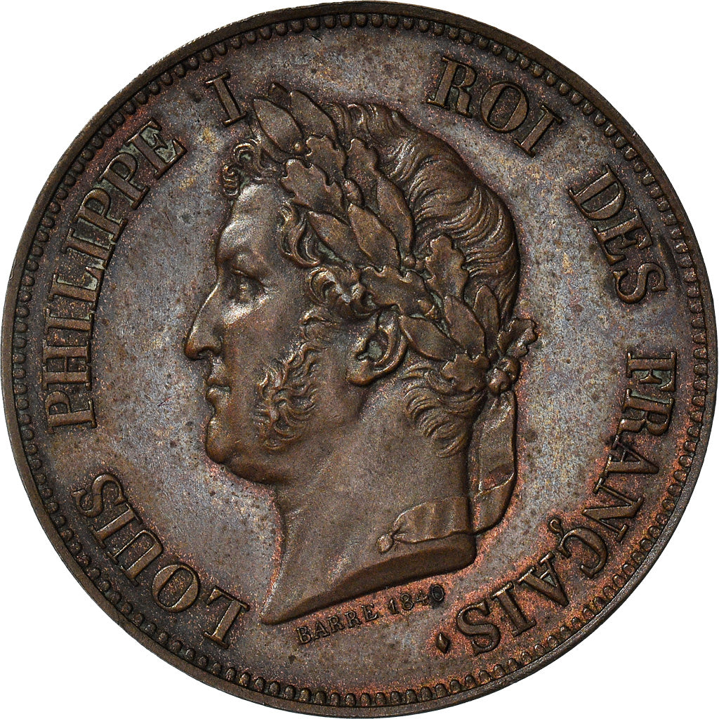 Münze, Frankreich, Louis-Philippe, Decime, 1840, ESSAI, UNZ, Kupfer, KM:E10