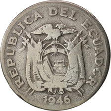 Coin, Ecuador, 20 Centavos, 1946, VF(20-25), Copper-nickel, KM:77.1b