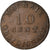Moeda, ESTADOS FRANCESES, ANTWERP, 10 Centimes, 1814, Wolschot, EF(40-45)