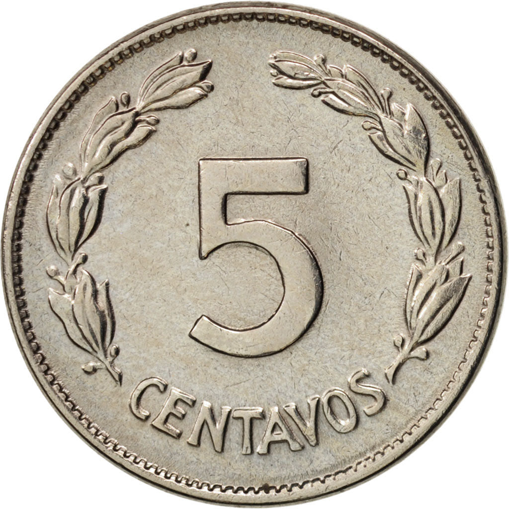 Coin, Ecuador, 5 Centavos, Cinco, 1946, MS(60-62), Copper-nickel, KM:75b