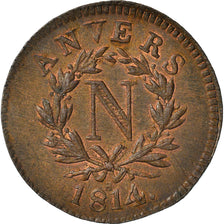Coin, FRENCH STATES, ANTWERP, Napoleon I, 10 Centimes, 1814, Wolschot