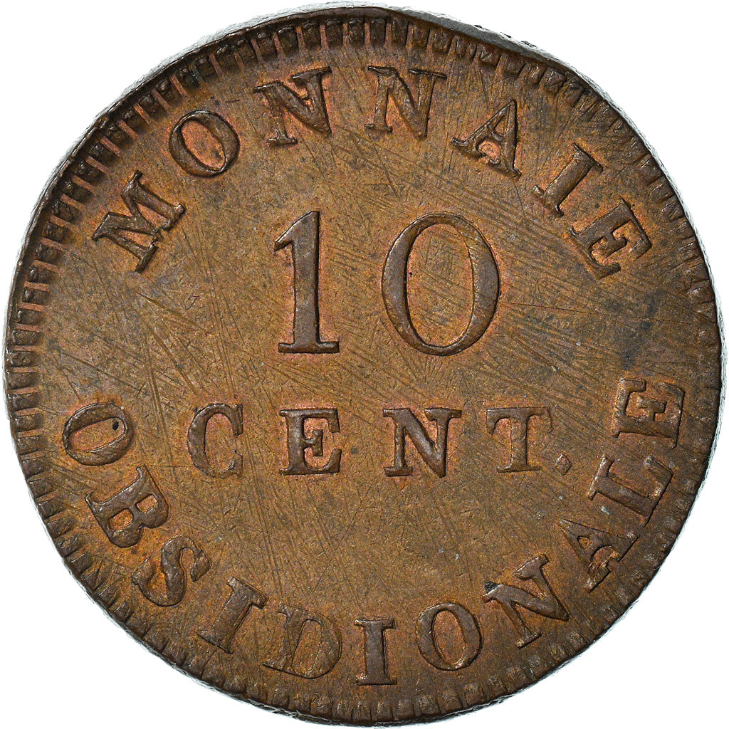 Coin, FRENCH STATES, ANTWERP, Napoleon I, 10 Centimes, 1814, Wolschot