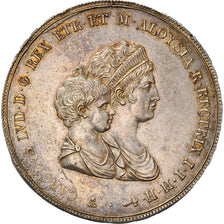 Moneta, DEPARTAMENTY WŁOSKIE, TUSCANY, Charles Louis, 10 Lire, 1807, MS(60-62)