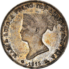 Coin, ITALIAN STATES, PARMA, Maria Luigia, Lira, 1815, Milan, MS(60-62), Silver