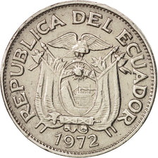 Ecuador, 20 Centavos, 1972, EF(40-45), Nickel Clad Steel, KM:77.1c