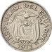 Ecuador, 20 Centavos, 1972, EF(40-45), Nickel Clad Steel, KM:77.1c