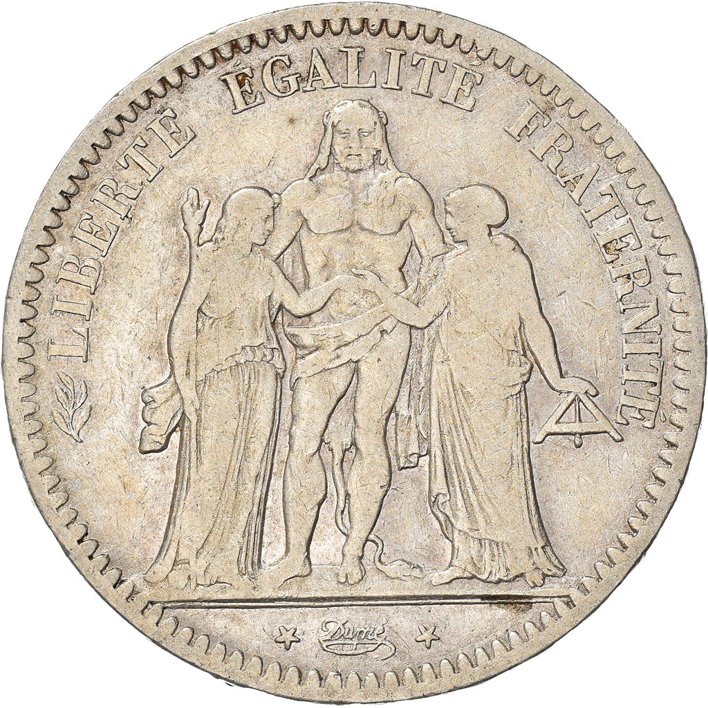 Coin, France, Hercule, 5 Francs, 1848, Paris, VF(30-35), Silver, KM:756.1