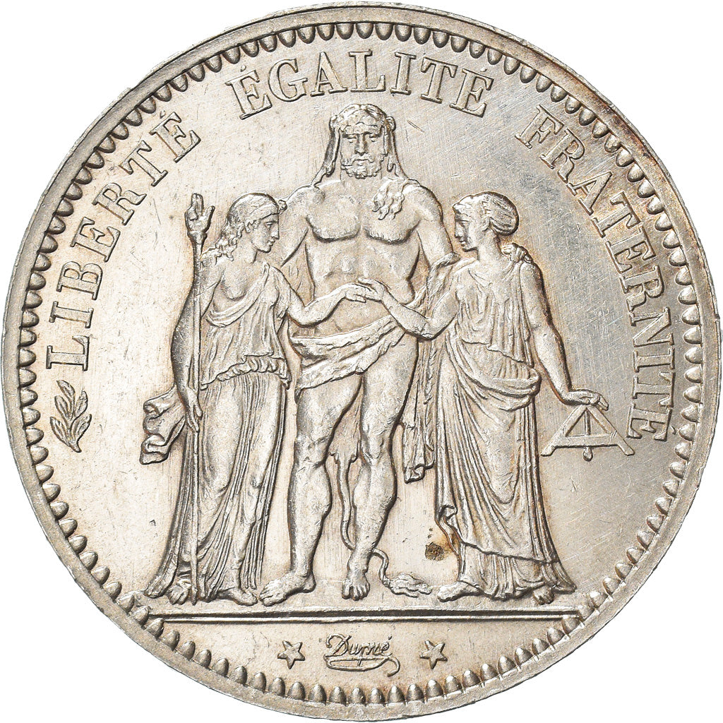 Coin, France, Hercule, 5 Francs, 1873, Paris, AU(55-58), Silver, KM:820.1