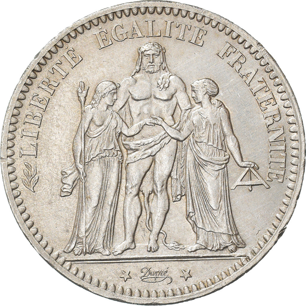 Coin, France, Hercule, 5 Francs, 1873, Paris, AU(50-53), Silver, KM:820.1