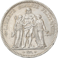 Coin, France, Hercule, 5 Francs, 1873, Paris, AU(50-53), Silver, KM:820.1