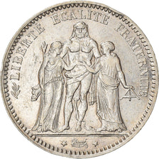 Coin, France, Hercule, 5 Francs, 1875, Paris, EF(40-45), Silver, KM:820.1