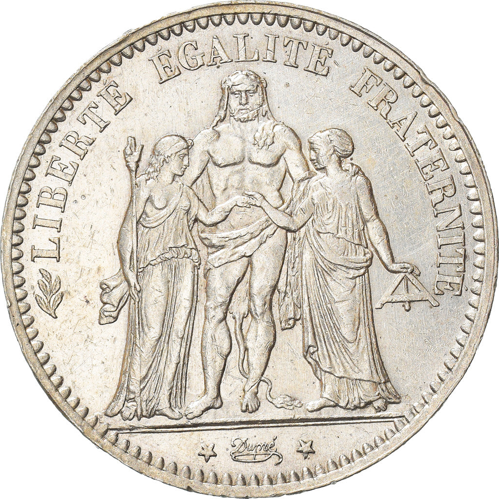 Monnaie, France, Hercule, 5 Francs, 1876, Paris, TTB+, Argent, Gadoury:745a